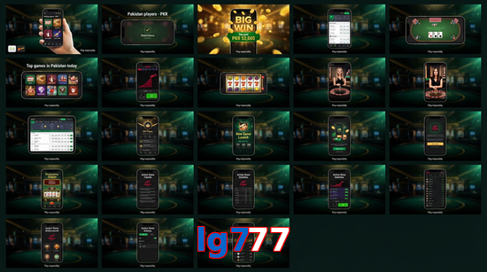 Main screen of Lg777 bet page for PK players